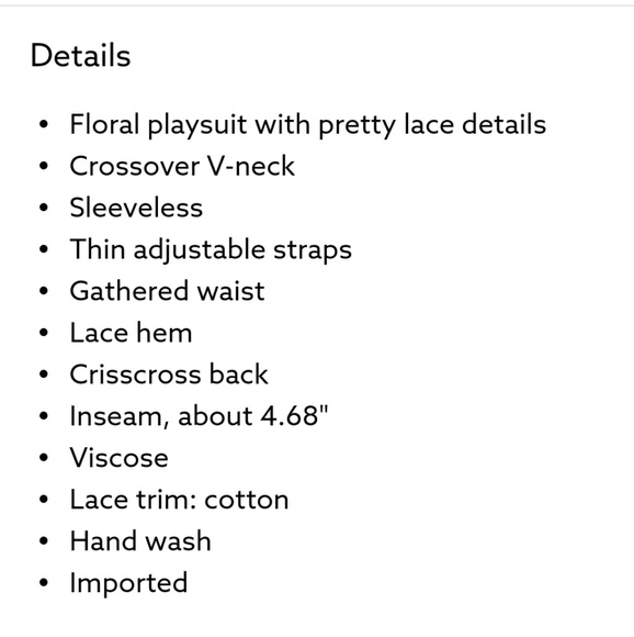 BARDOT SARA PLAYSUIT LACE ROMPER SZ 8M - Picture 6 of 6